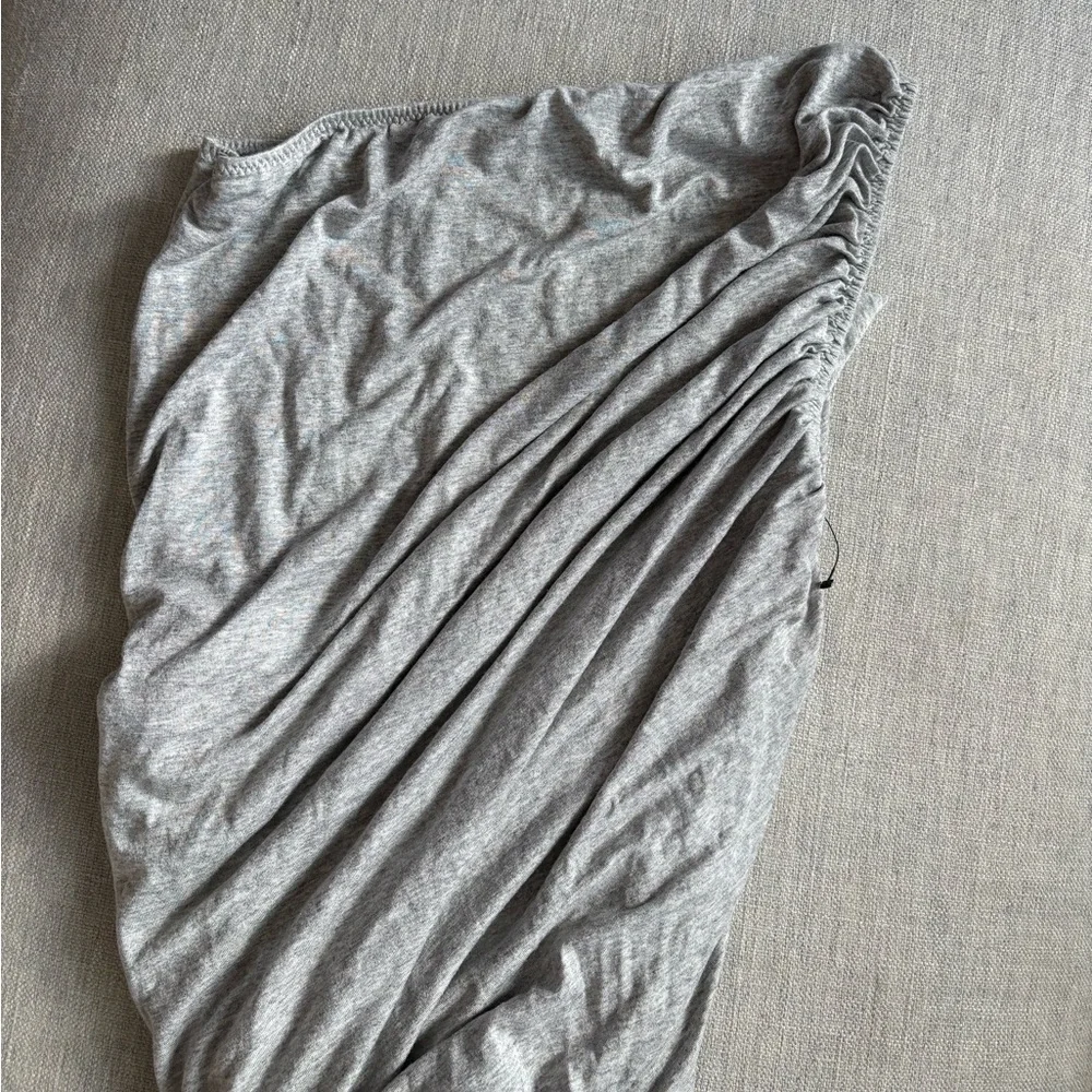 Norma Kamali grey Diana dress size small - Picture 4 of 5